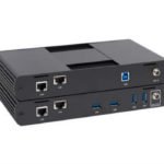 Backward compatible with previous USB versions. Multiple version can be running simultaneously USB 3.1 extension up to 100m over Cat6A /7 4 Port USB hub on client end