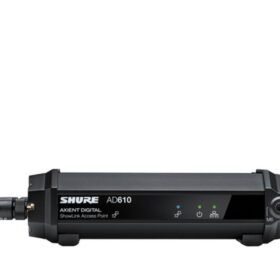 The AD610 provides a ShowLink® wireless network connection between all linked transmitters and receivers. ShowLink technology provides unprecedented